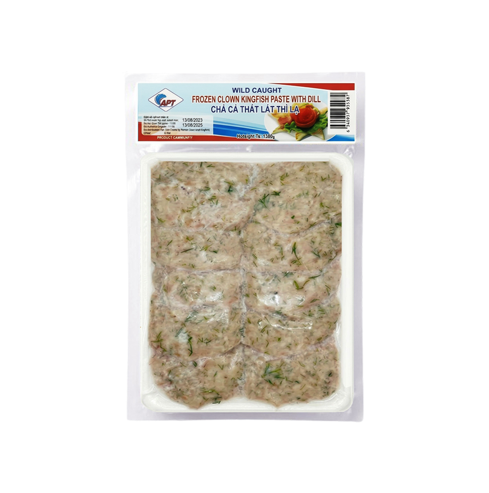 เนื้อปลากิงฟิชคลาวน์พร้อมดิล (450g
