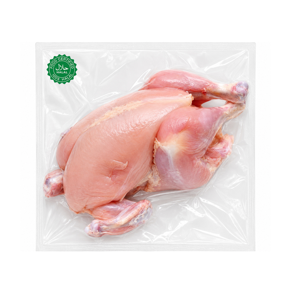 Halal Fresh Whole Chicken Meat (Skinless) 900g / 통닭(껍질없음)