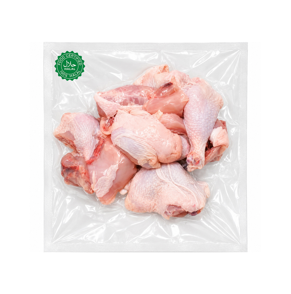 Halal Fresh Hard Chicken Cut Meat 1.3kg 이상 / 노계치킨 절단 (국내산)
