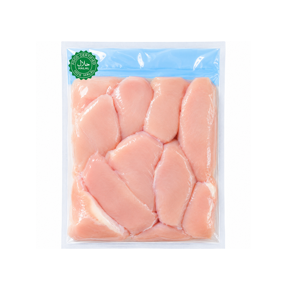 Halal Chicken Boneless Chest 2kg (Thailand) / 할랄 뼈 없는 닭 가슴살