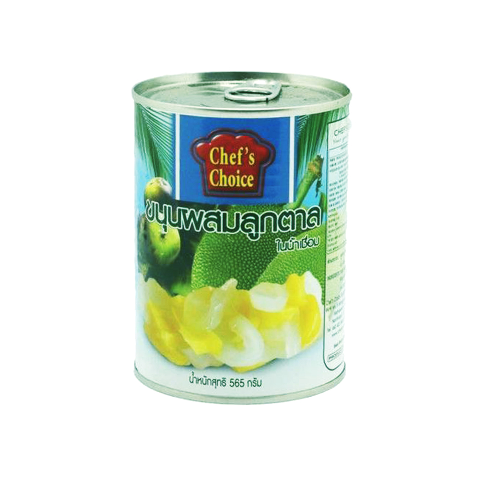 ขนุนผสมลูกตาลกระป๋อง (565g)