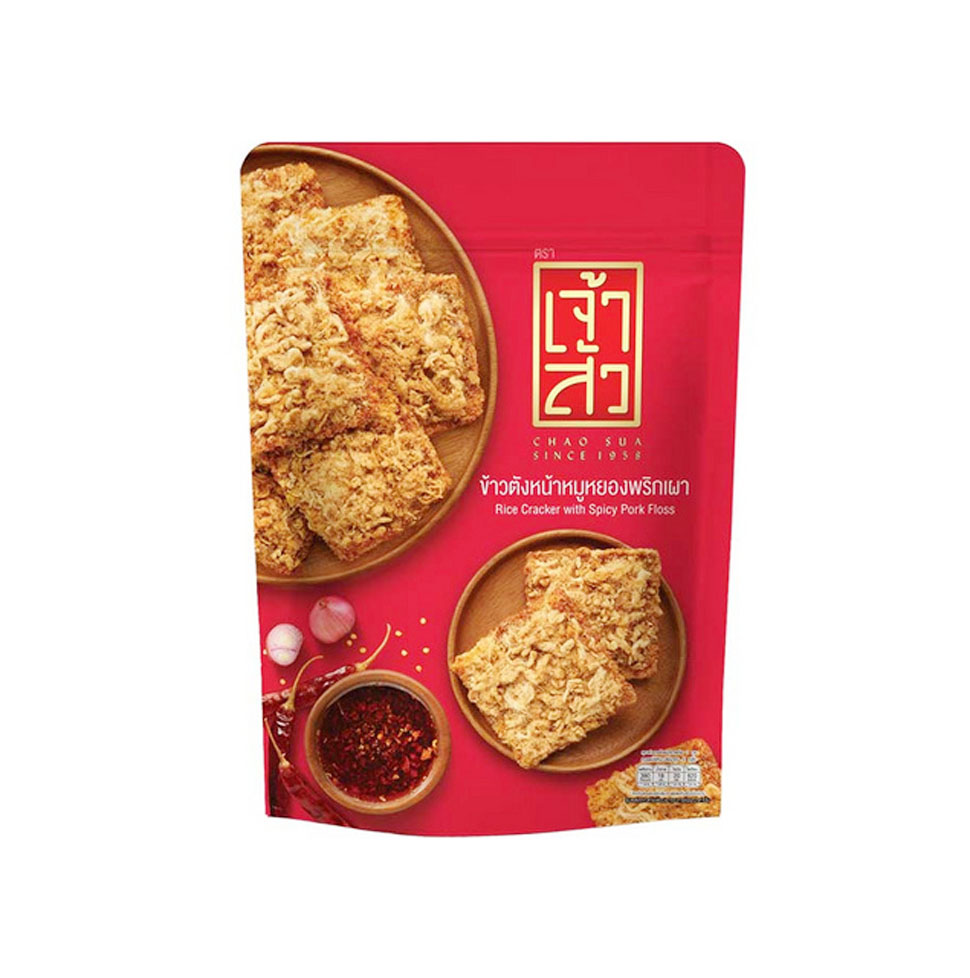 ข้าวตังหน้าหมูหยองพริกเผา (80g)