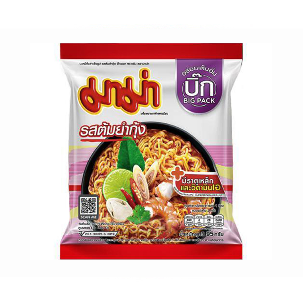 มาม่า ต้มยำกุ้งซองใหญ่ (95g)