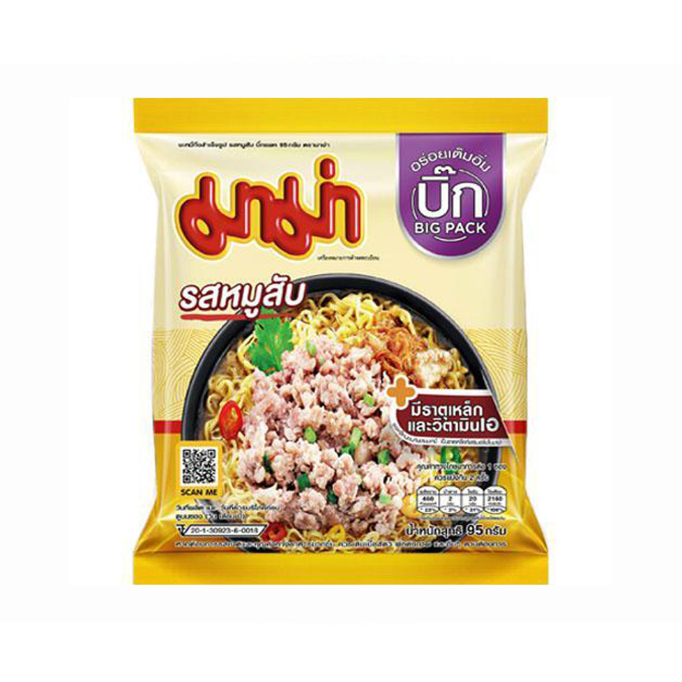 มาม่าหมูสับซองใหญ่ (95g)