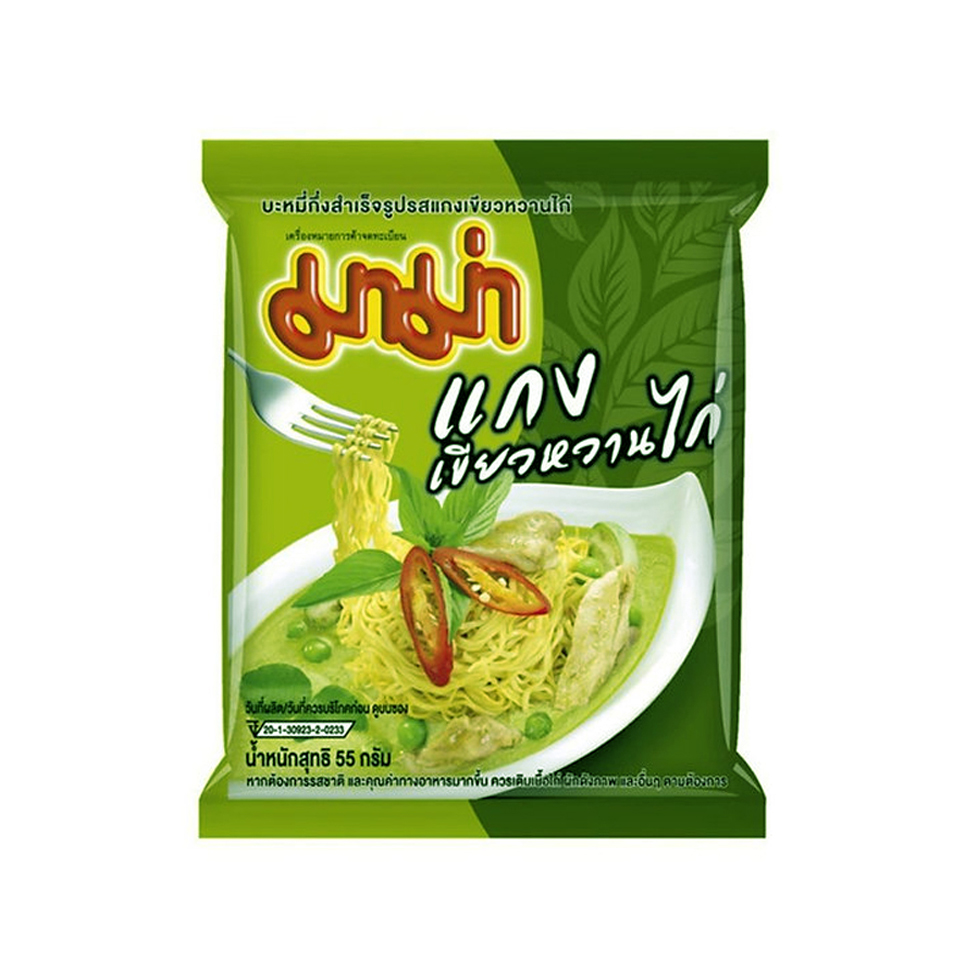 มาม่า แกงเขียวหวานไก่ (55g)