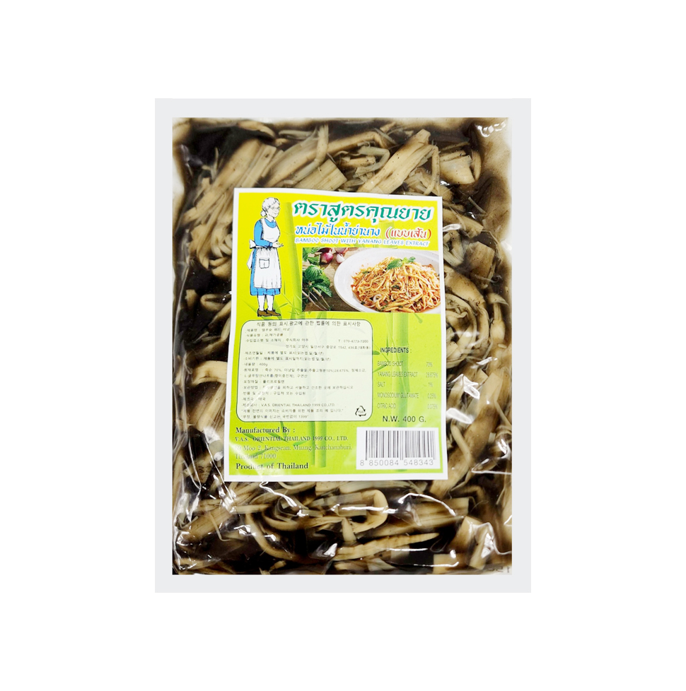 หน่อไม้เส้นน้ำย่านาง สูตรคุณยาย (400g)