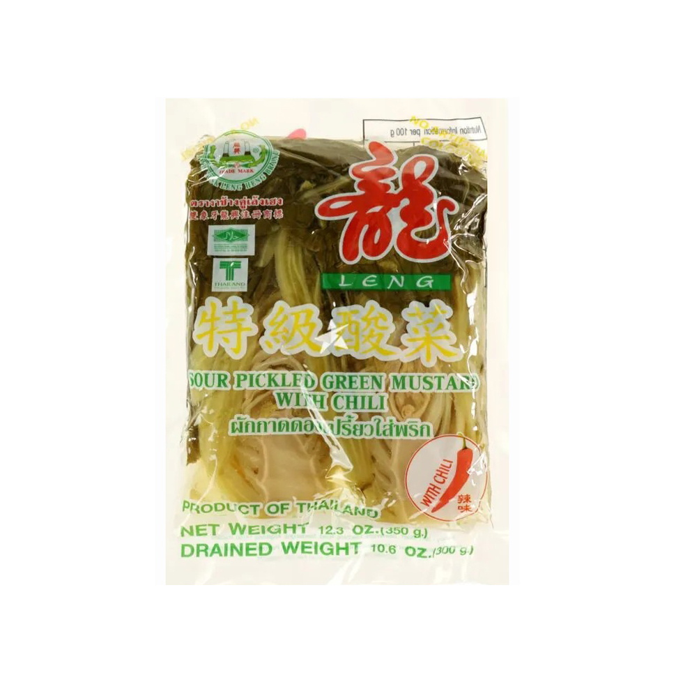 ผักกาดดอง ตรางาช้างคู่ (350g)