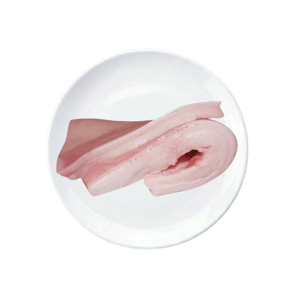 หนังหมูติดมัน (1kg)