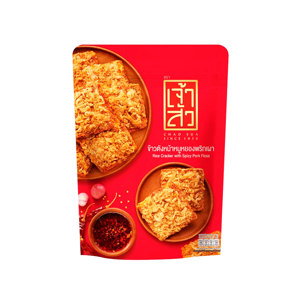 ข้าวตังหน้าหมูหยองพริกเผา (80g)