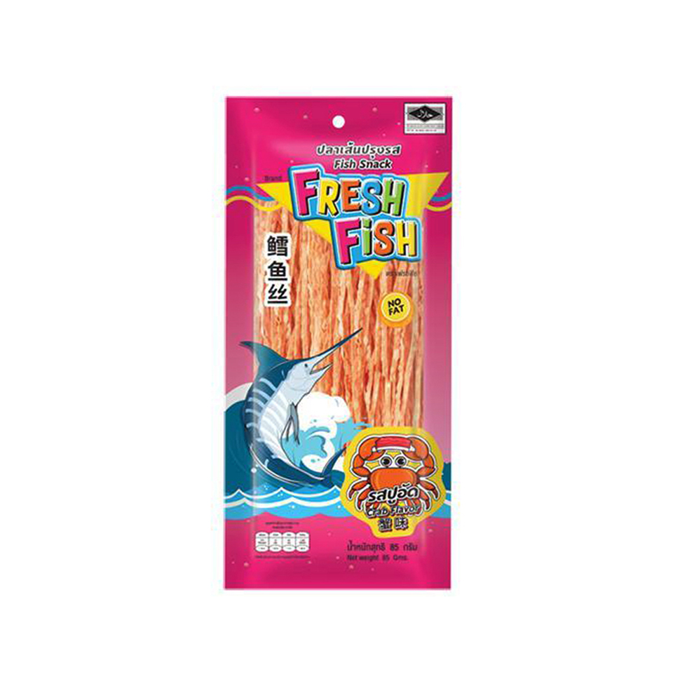 ปลาเส้นรสปูอัด (80g)