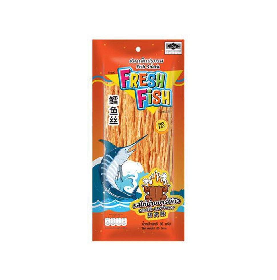 ปลาเส้นรสไก่ย่างบาร์บีคิว (80g)