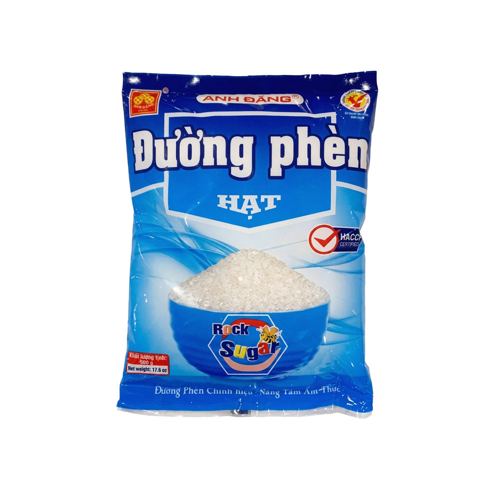 Đường phèn hạt Anh Đăng bịch 500g