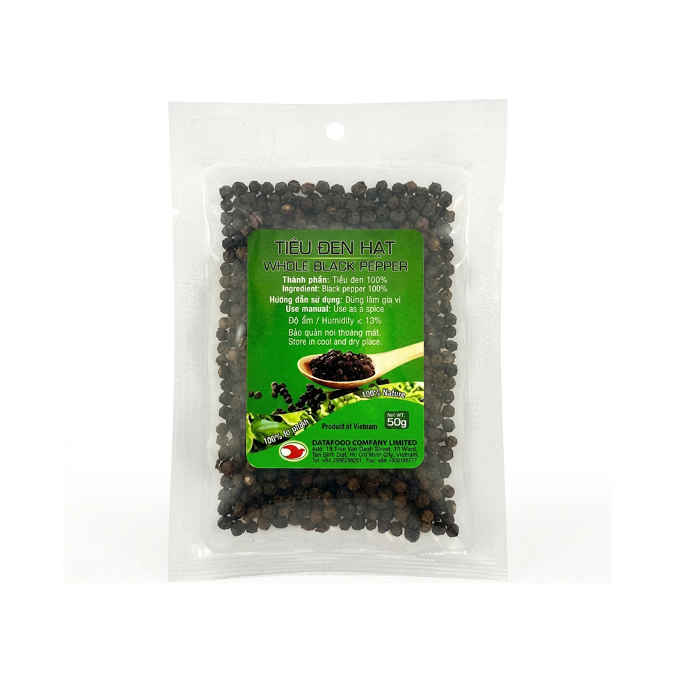 Tiêu Đen Hạt 50g