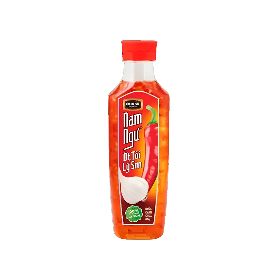 น้ำปลาเตรียมพร้อมกับพริกและกระเทียม (300ml)